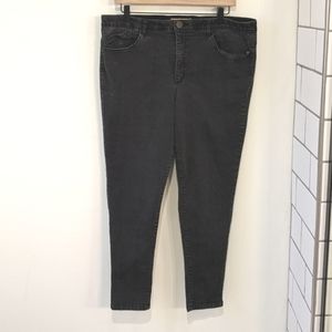 Democracy "Ab Technology" Black Stretch High Rise Skinny Jeans Women's 16